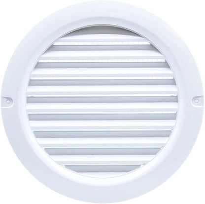 VENTS-US - 4" White Round Plastic Vent Cover - Compatible with 4 Inch Diameter - Image 6