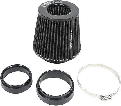 KYOSTAR Universal 3/3.5/4" High-Flow Air Filter, Reusable Cone Cold Air Intake by Kyostar
