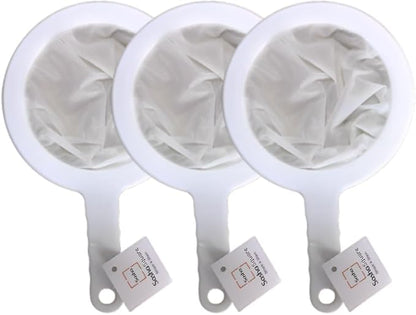 Kitchen Ultra-Fine Nylon Mesh Strainer Plastic Sieve Fine Mesh Filter Spoon by SashaSquare