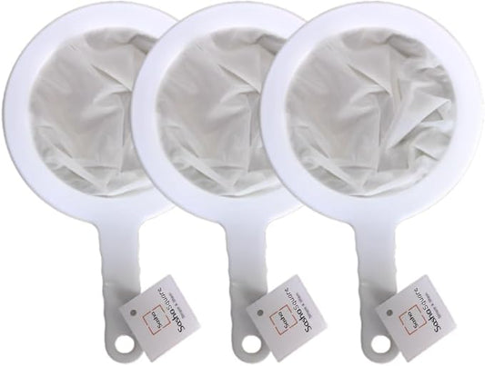 Kitchen Ultra-Fine Nylon Mesh Strainer Plastic Sieve Fine Mesh Filter Spoon by SashaSquare