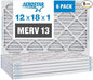 Aerostar 12x18x1 MERV 13-6 Count by AirFiltersDelivered