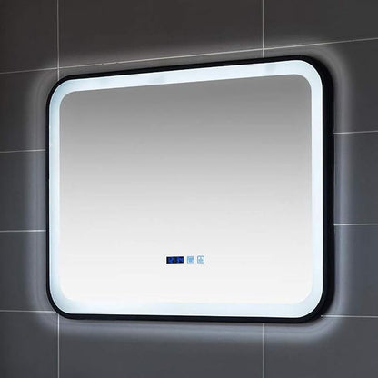Bathroom Mirror with LED Light and Demister Pad Wall Mounted Mirror Makeup - Image 3