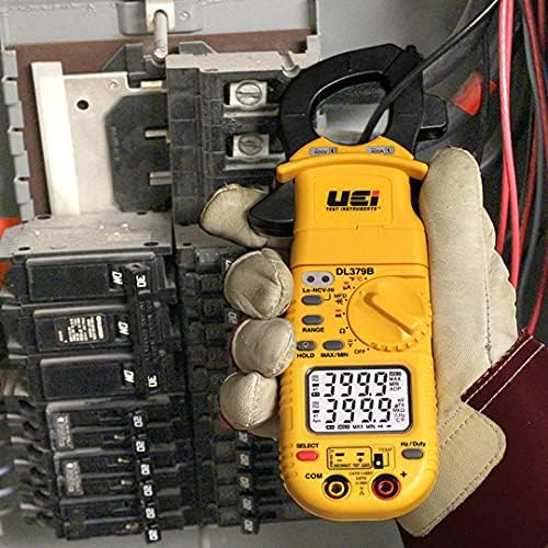 UEi DL379B Digital Clamp Meter Auto Ranging, HVAC Current Voltage Tester - Image 4