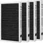 4 Packs F1 Carbon Allergen Reduction+Odor Removal, F1 HEPA Replacement Filter by WOCASE