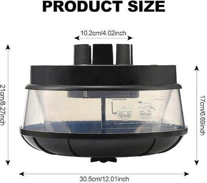 Universal Air Pre-Cleaner Assembly 4 Inch Intake Inlet Pre Filter Sand Rain Cup - Image 3