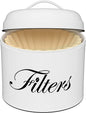 Coffee Filter Holder, Round CoffeeFilter Container by CORTNK