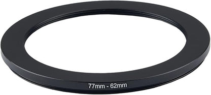 77mm Lens to 62mm Camera Lens Adapter 77mm to 62mm Step Down Ring Adapter Ring - Image 2