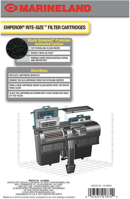 Marineland Rite-Size Cartridge E -12 Total Cartridges - Image 2