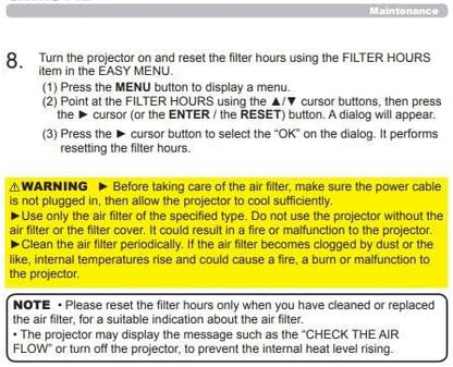 AWO UX39551 Replacement Air Dust Filter - Image 4