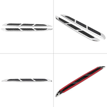 1 Pair Car Hood Vent Air Intake Grille, Car Exterior Hood Side Door Air Flow - Image 7