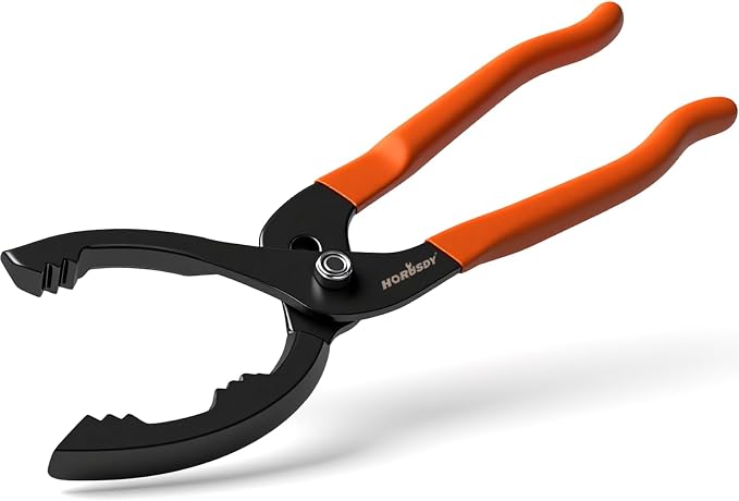 HORUSDY 12" Adjustable Oil Filter Pliers, Adjustable Oil Filter Wrench Removal by HORUSDY