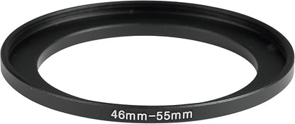 46-55mm Metal Step-Up Ring Adapter Compatible - Image 3