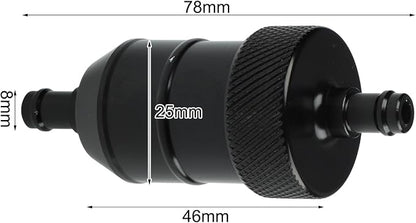 8MM Aluminum Alloy Inline for Fuel Filter - Image 7