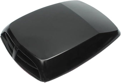 Decorative Hood Scoop Air Intake Flow Vent Black Carbon Universal Car by Unknown