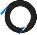 Jeirdus 25M LC to SC Outdoor Armored Simplex 9/125 SM Fiber Optic Cable Jumper Optical Patch Cord Singlemode 25Meters 80ft LC-SC