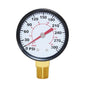 Joywayus Pressure Gauge 0 to 300 PSI Brass 1/4" Male NPT Thread Lower Mount by Joywayus