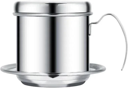 Stainless Steel 304 Vietnamese Coffee Filter Cup Drip Pot Simple And Portable by Unknown