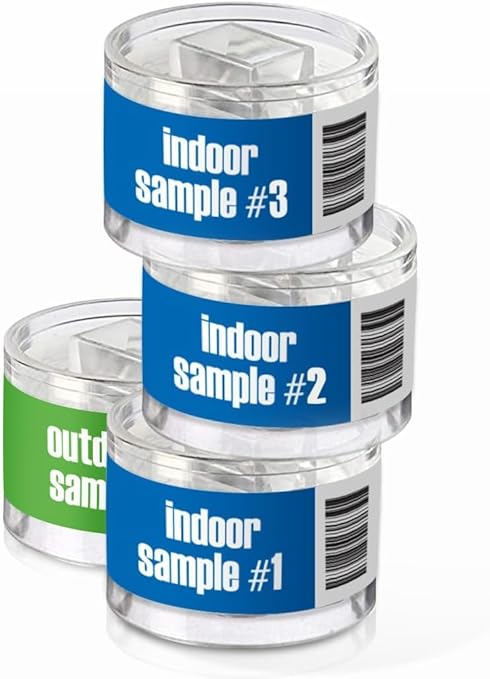 (3 ROOM) Refills for GOT MOLD?® Test Kit | Air-O-Cell® Spore Trap Air Sampling Cassettes | Full Mold Type & Quantity Analysis | 1, 2 or 3 Room | Reusable BioVac™Air Sampler NOT Included | 3 ROOM
