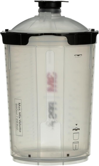 3M PPS 2.0 Spray Gun Cup, Lids and Liners Kit, 28 Ounces, 200-Micron Filter - Image 14