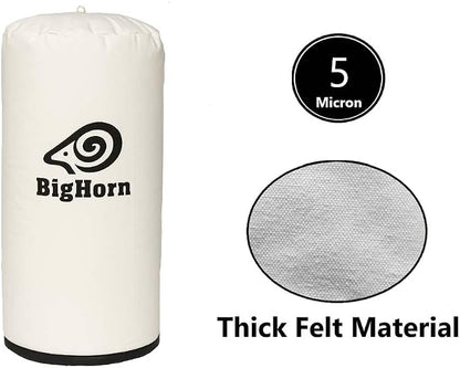 Big Horn 11769 20 Inch Dia 5 Micron Dust Filter Bag 20 Inch x 47 Inch Long - Image 3