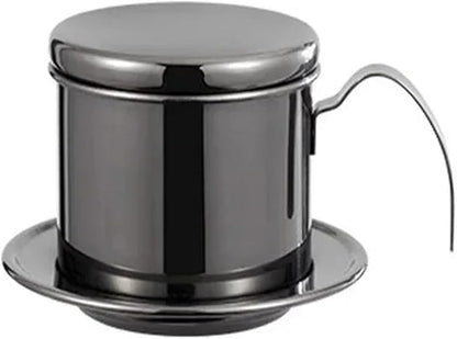Stainless Steel 304 Vietnamese Coffee Filter Cup Drip Pot Simple And Portable by Unknown