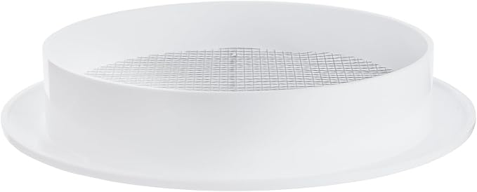 White 5" Inch Round Ventilation Grille - Image 6