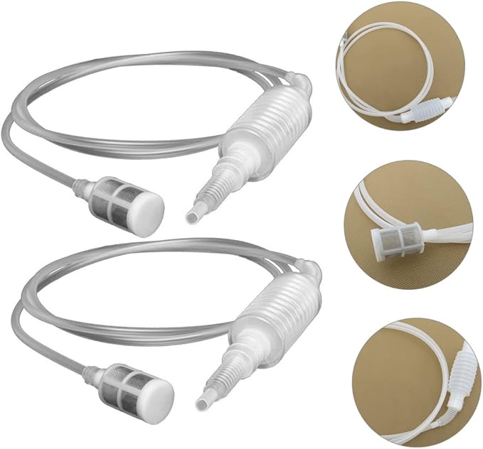 2pcs Siphon Pump Filter for Oil Water and Gas Transfer Lightweight and Portable - Image 2