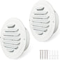 4 Inch Round Air Vent Covers, LouanXpert Stainless Steel Soffit Vent Covers by LouanXpert