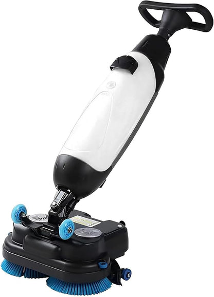 Rechargeable Floor Cleaner and Wet Dry Floor Machine, Dual-Brush Heads by Unknown