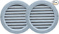 VENTS-US - 4" Round Plastic Vent Cover in Light Grey - Compatible with 4 Inch by VENTS-US