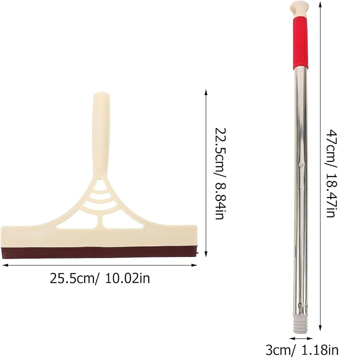 Artibetter Multifunction Window Squeegee Cleaner Wet Dry Broom - Image 2