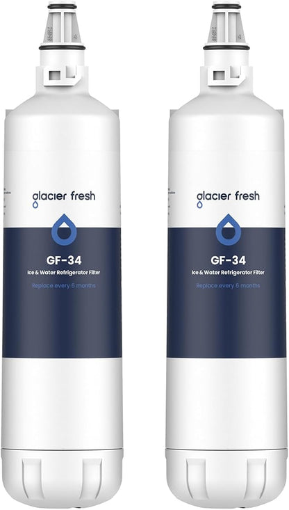 GLACIER FRESH Replacement for 7012333 Ice Maker Water Filter, Compatible by GLACIERFRESH