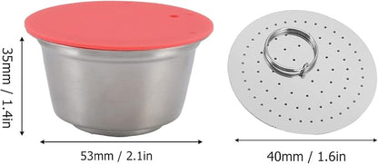 Reusable Coffee Capsule, Stainless Steel Coffee Filter Cup Set, Coffee Capsule - Image 3