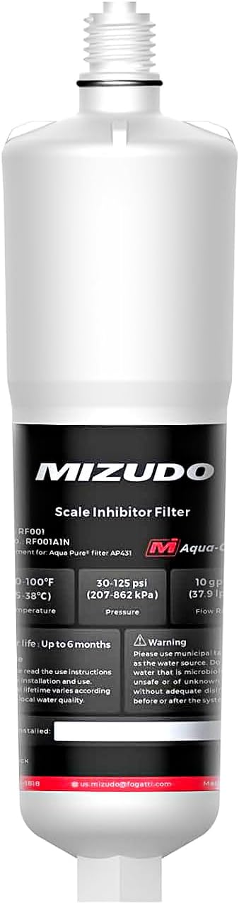 AP431 Replacement Cartridge for Aqua-Pure AP430SS, MIZUDO Whole House Scale by CreatingComfortableLiving