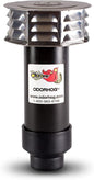 OdorHog Metal Cap Slip On Vent Stack Pipe Filter 2" Black ABS, Removes Outdoor by OdorHog-StoptheStink