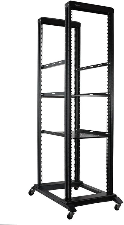 Raising Electronics Server Rack Open Frame Rack 4 Post 19 inch Adjustable by RAISINGELECTRONICS