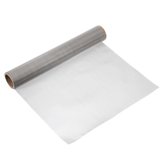 uxcell 400 Mesh 79" x 12" Woven Wire Mesh, 304 Stainless Steel Air Vent Filter by uxcell