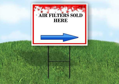 Air Filters Sold Here 4Th Of July American Flag Usa Patriotic Red Blue Stars by WorkHouseSigns
