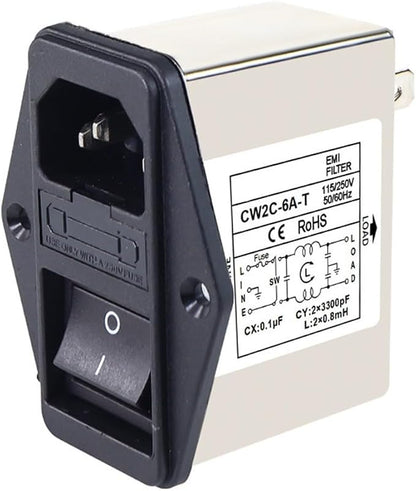 IEC Power Filter, Inlet Power Socket, IEC Socket Power Filter - Image 2