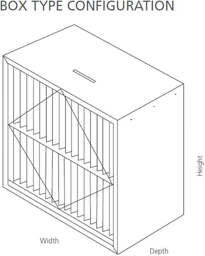 RIGID-PACK 20x20x12 Rigid Box Air Filter – MERV 15/98% ASHRAE HVAC Filter – - Image 7