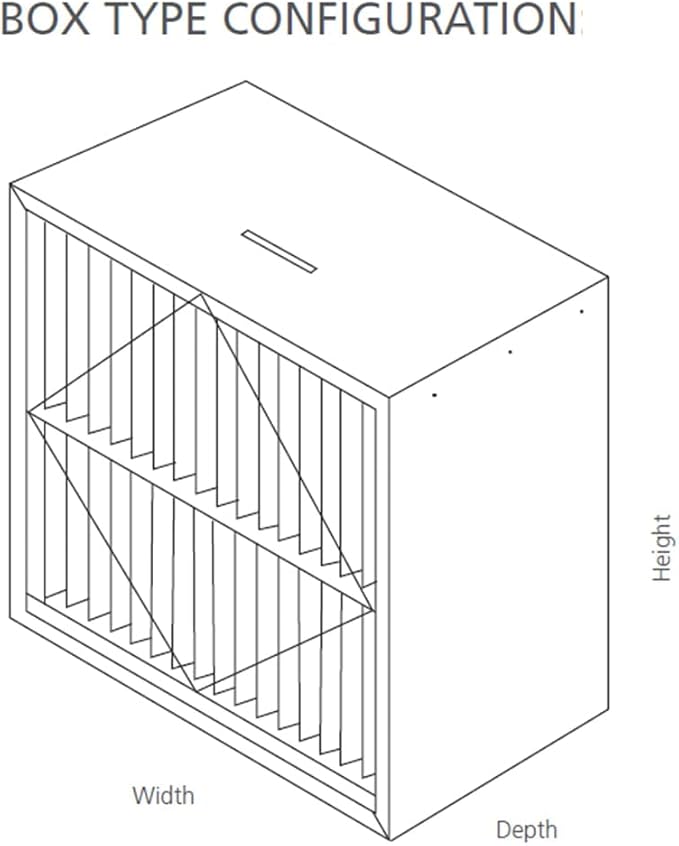 RIGID-PACK 24x20x12 Rigid Box Air Filter – MERV 14/95% ASHRAE HVAC Filter – - Image 7