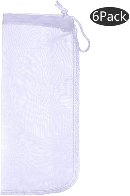 ALEGI Media Filter Bag Aquarium Extra Fine, Reusable 180 Micron Drawstring Mesh - Image 2