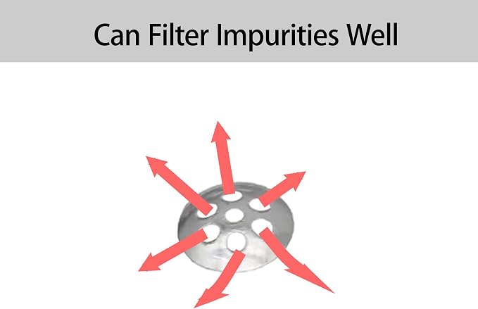 30Pcs 0.3”/8mm Pipe Screen Filters, Stainless Steel Concave Honeycomb Screens - Image 6