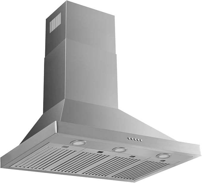 48 inch Wall Mount Range Hood Vent Convertible Vent 800CFM Stainless Steel by VAV