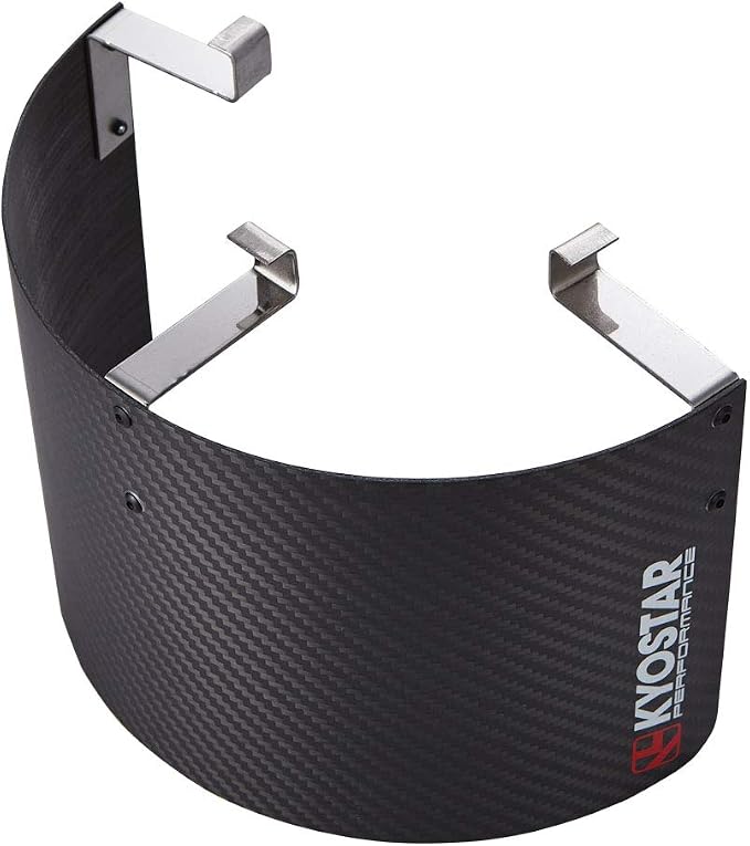 Kyostar Universal 100% Real Carbon fiber Air Filter Heat Shield Cover Burning - Image 4