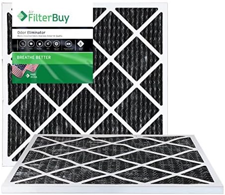 Filterbuy 25x25x1 Air Filter MERV 10 Odor & Allergy Defense by Filterbuy