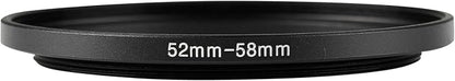 52-58mm Metal Step-Up/Down Ring Adapter Compatible - Image 2