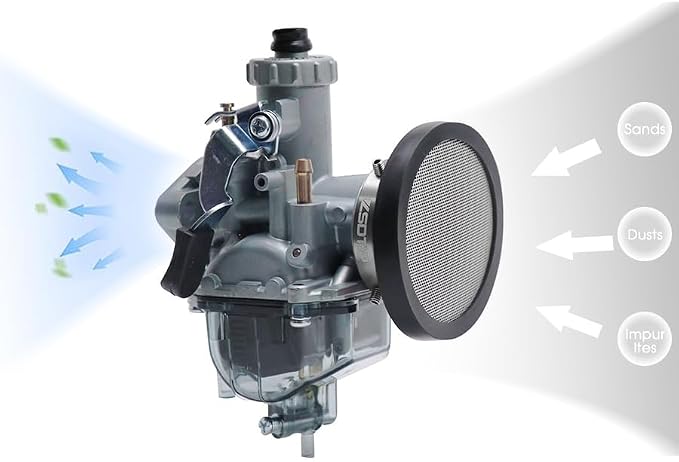 Carburetor Carb 40mm Velocity Stack Air Filter Cleaner Modified Trumpet - Image 3