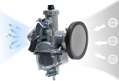 Carburetor Carb 40mm Velocity Stack Air Filter Cleaner Modified Trumpet - Image 3