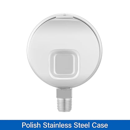 MEASUREMAN Fully Stainless Steel Hydraulic Glycerin Filled Pressure Gauge - Image 2